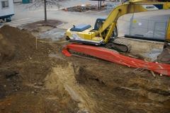 Excavation for New Addition with Tools